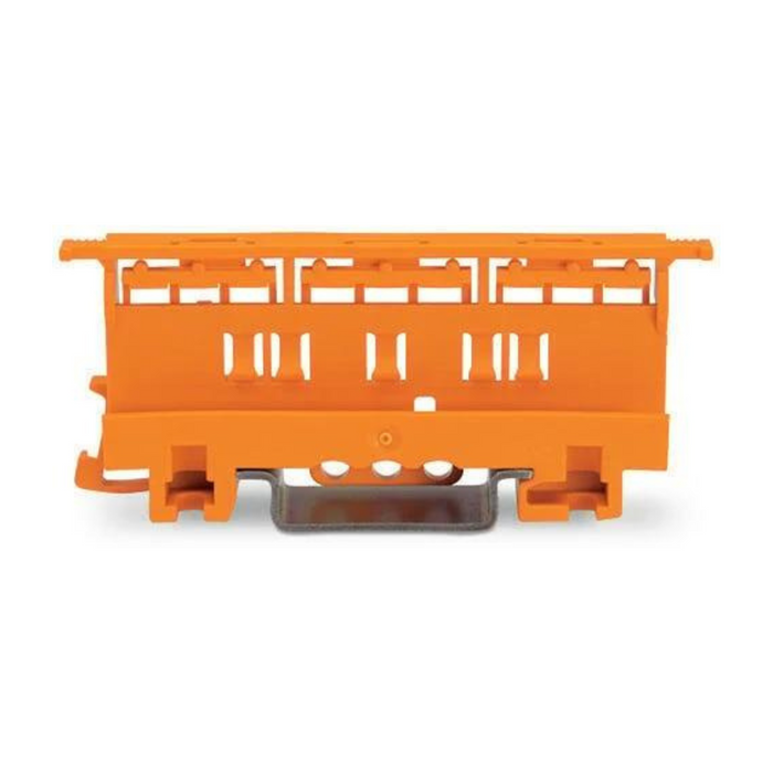Wago 221-500 mounting carrier in orange
