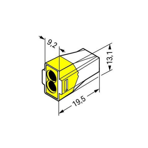 Wago 773-201 connector dimensions