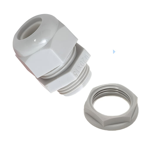 IP68 Grey M16 Compression Gland for Cables with 4.0-8.0mm OD